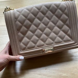 BCBG chanel style Bag - EUC / cream and gold